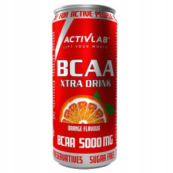 ACTIVLAB BCAA XTRA DRINK AMINOKWASY W PŁYNIE SMACZNY NAPÓJ 330ml ORANGE