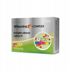 ACTIVLAB B-COMPLEX witaminy z grupy b homocysteina energia 60t
