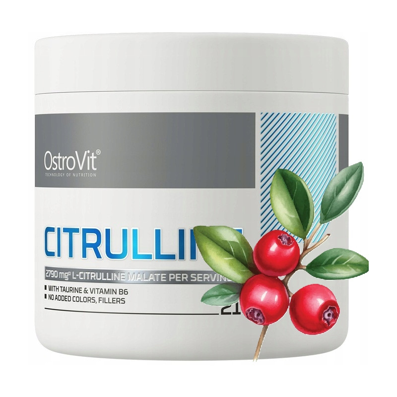 OstroVit Citrulline 210 g TAURYNA CYTRULINA VIT.B POMPA przedtreningówka
