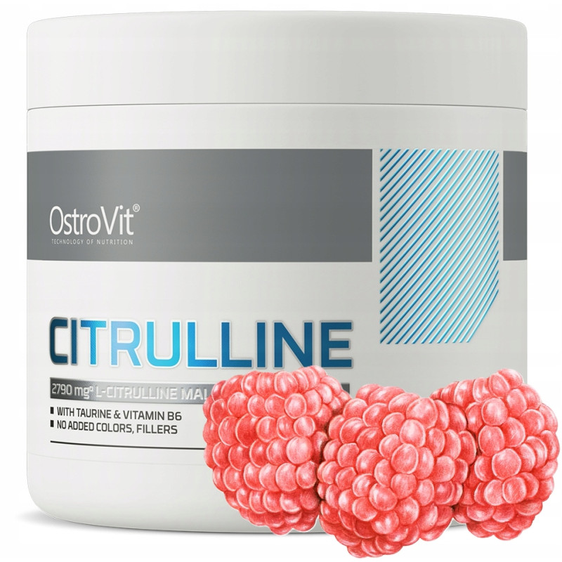OstroVit Citrulline 210 g TAURYNA CYTRULINA VIT.B POMPA przedtreningówka