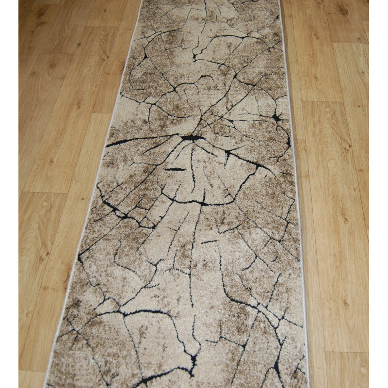 CHODNIK dywanowy Miami 0129 beige FRYZ 90 cm pień