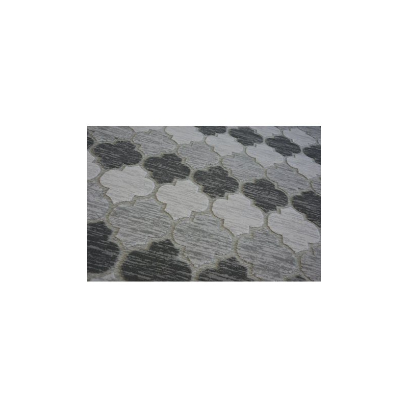 Dywan AKRYL YAZZ 3766 Grey Koniczyna Marokańska Trellis 133x190cm Dywan AKRYL YAZZ 3766 Grey Koniczyna Marokańska Trellis 133x190cm