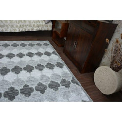 Dywan AKRYL YAZZ 3766 Grey Koniczyna Marokańska Trellis 80x150cm