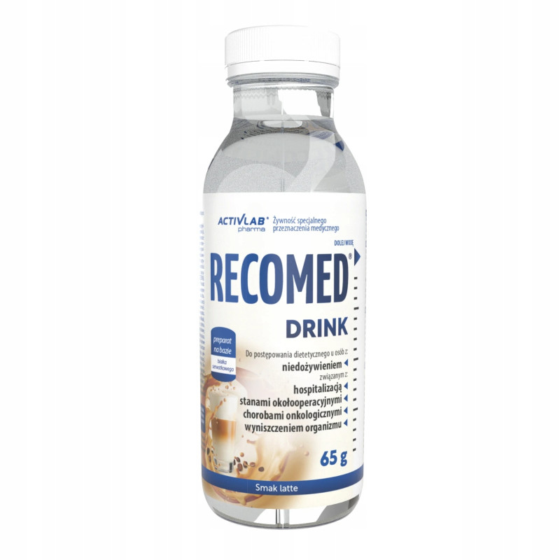 ACTIVLAB PHARMA RECOMED 65g KOKTAJL ODŻYWCZY POSIŁEK DIETA BIAŁKO LATTE