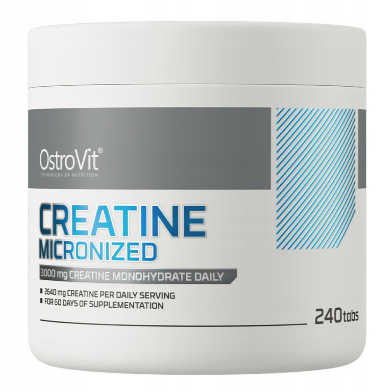 OstroVit Creatine Monohydrate 3000mg MONOHYDRAT KREATYNY MONO MASA 240 tab
