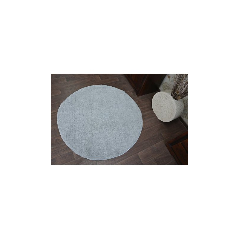 Dywan koło SHAGGY MICRO srebrny koło 100cm Dywan koło SHAGGY MICRO srebrny koło 100cm