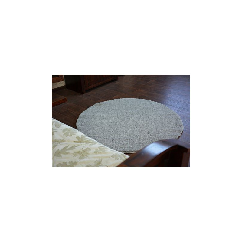 Dywan koło SHAGGY MICRO srebrny koło 100cm Dywan koło SHAGGY MICRO srebrny koło 100cm