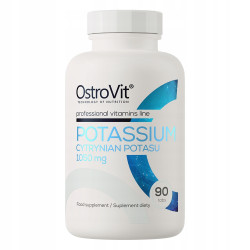 OstroVit Potassium POTAS Cytrynian Potasu 1050 mg zdrowe serce 90 tabs