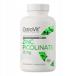 OstroVit Zinc Picolinate 150 tabs cynk organiczny pikolinian cynku 15 mg