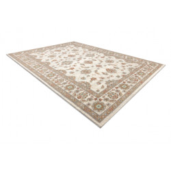 Dywan SOHO 477.15.LA102 wełniany OSTA - Ornament, ramka naturalny beż / terakota 200x300cm