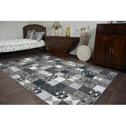 Dywan LISBOA 27218/D85 Kwadraty Płytki Brąz Styl Lizboński Portugalski 120x170cm