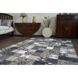 Dywan LISBOA 27218/985 Kwadraty Płytki Brąz Styl Lizboński Portugalski 120x170cm Dywan LISBOA 27218/985 Kwadraty Płytki Brąz Styl Lizboński Portugalski 120x170cm
