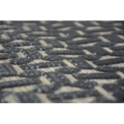 Dywan LISBOA 27208/356 Structural Czarny Szary 80x150cm Dywan LISBOA 27208/356 Structural Czarny Szary 80x150cm