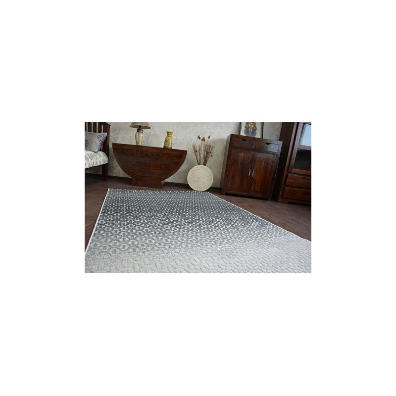 Dywan LISBOA 27208/356 Structural Czarny Szary 80x150cm Dywan LISBOA 27208/356 Structural Czarny Szary 80x150cm