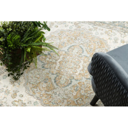 Dywan SOHO 477.01.LA113 wełniany OSTA - Ornament, rozeta naturalny zielony / beż 80x160cm Dywan SOHO 477.01.LA113 wełniany OSTA - Ornament, rozeta naturalny zielony / beż 80x160cm