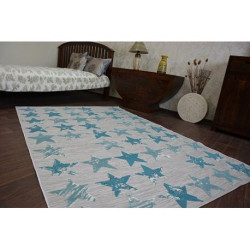 Dywan LISBOA 27219/754 Gwiazdy Gwiazdki Turkus 160x230cm Dywan LISBOA 27219/754 Gwiazdy Gwiazdki Turkus 160x230cm