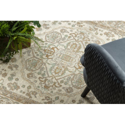 Dywan SOHO 477.01.LA100 wełniany OSTA - Ornament, rozeta beż 160x240cm