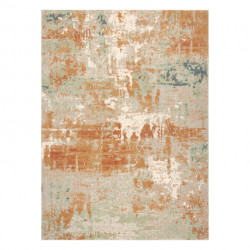 Dywan ABBY 486.13.LA112 wełniany OSTA - Vintage, nowoczesny zielony / terakota 80x160cm