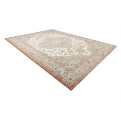 Dywan SOHO 477.01.LA112 wełniany OSTA - Ornament, rozeta naturalny terakota / beż 160x240cm