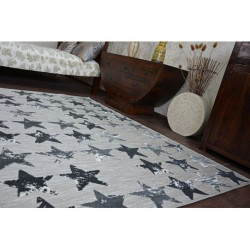 Dywan LISBOA 27219/956 Gwiazdy Gwiazdki Czarny 80x150cm Dywan LISBOA 27219/956 Gwiazdy Gwiazdki Czarny 80x150cm