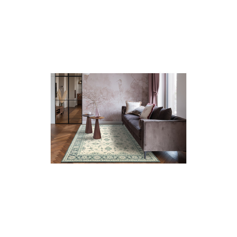 Dywan SOHO 477.15.LA506 wełniany OSTA - Ornament, ramka naturalny zielony / beż 160x240cm Dywan SOHO 477.15.LA506 wełniany OSTA - Ornament, ramka naturalny zielony / beż 160x240cm