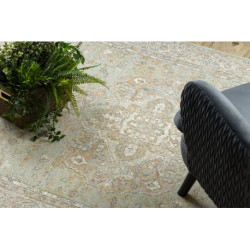 Dywan SOHO 477.01.LA402 wełniany OSTA - Ornament, rozeta naturalny zielony / beż 160x240cm
