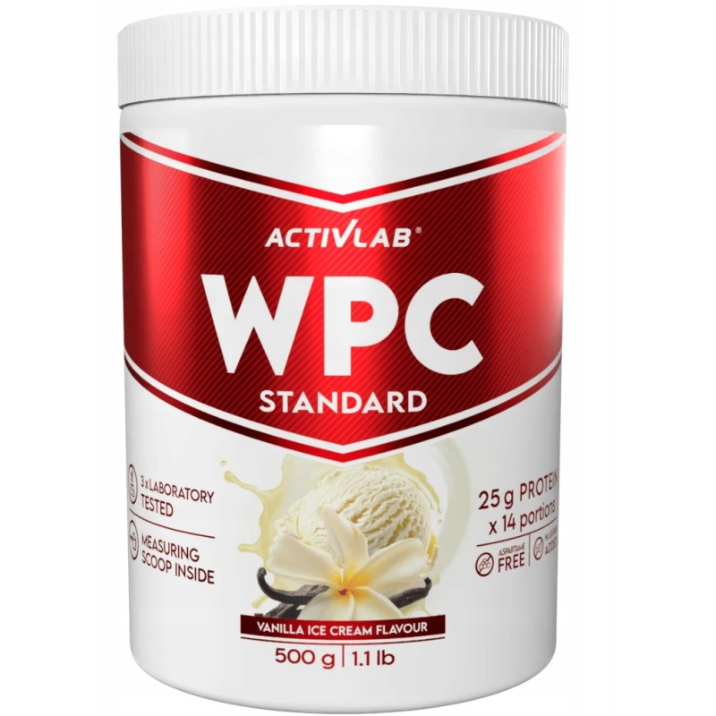 Activlab wpc standard koncentrat białka lody waniliowe 500g