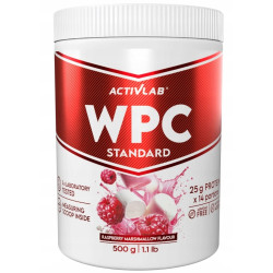 Activlab wpc standard koncentrat białka pianka malinowa 500g