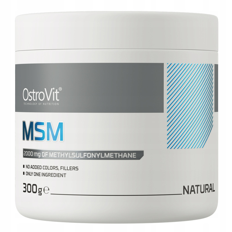 Ostrovit MSM 300 g SIARKA ORGANICZNA na zdrowe stawy skórę włosy paznokcie Ostrovit MSM 300 g SIARKA ORGANICZNA na zdrowe stawy skórę włosy paznokcie