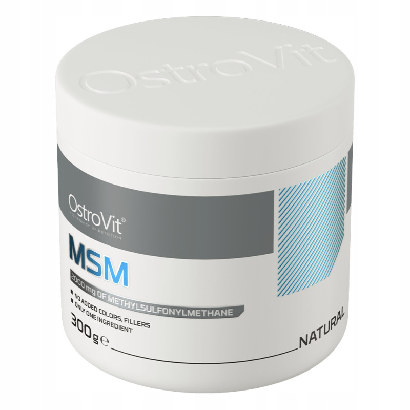 Ostrovit MSM 300 g SIARKA ORGANICZNA na zdrowe stawy skórę włosy paznokcie Ostrovit MSM 300 g SIARKA ORGANICZNA na zdrowe stawy skórę włosy paznokcie