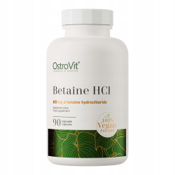 OstroVit Betaina HCl VEGE 90c trawienie białek zgaga refluks żołądek SIBO
