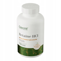 OstroVit Betaina HCl VEGE 90c trawienie białek zgaga refluks żołądek SIBO