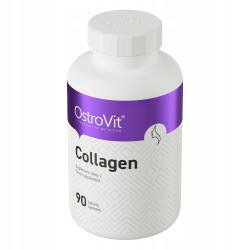 OstroVit Collagen 90 tabs MOCNE KOŚCI STAWY MOCNY KOLAGEN Wołowy 3000 mg