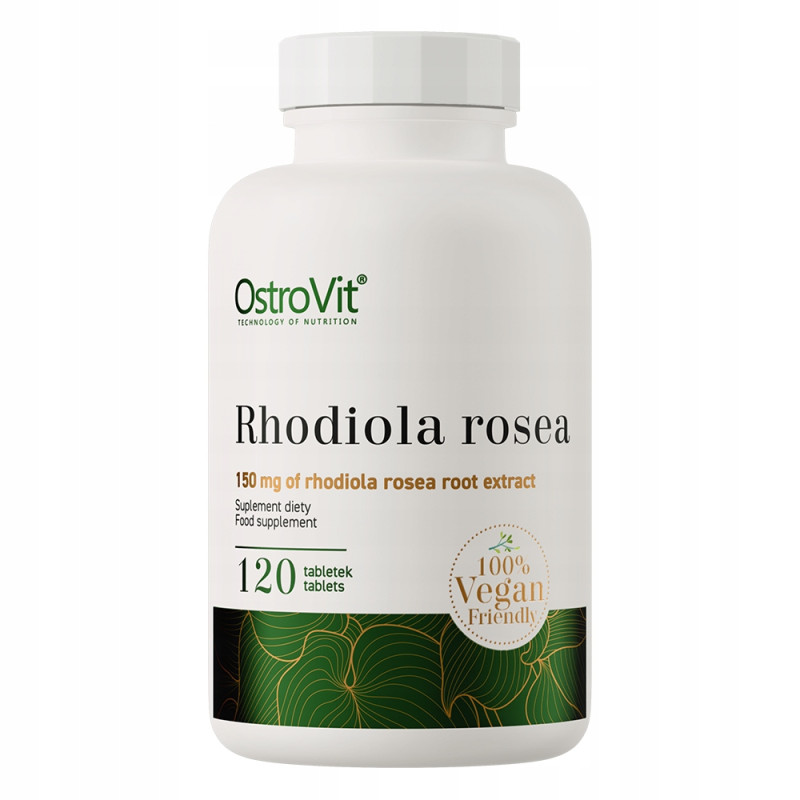 Ostrovit Różeniec Górski rhodiola rosea VEGE 120 tabs na kortyzol energia