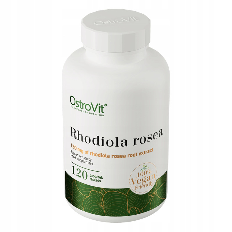 Ostrovit Różeniec Górski rhodiola rosea VEGE 120 tabs na kortyzol energia