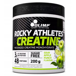 OLIMP Rocky Athletes Creatine 200 g KREATYNA MONOHYDRAT Apple Punch