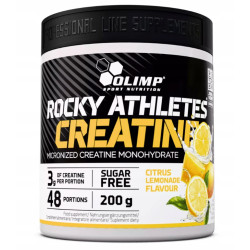 OLIMP Rocky Athletes Creatine 200 g KREATYNA MONOHYDRAT Citrus Lemonade