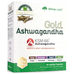 OLIMP Gold Ashwagandha KSM 60kap ŻEŃ-SZEŃ INDYJSKI ADAPTOGEN NA STRES