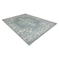 Dywan ABBY 486.10.LA500 wełniany OSTA - Ornament, ramka klasyczny niebieski / beż 200x300cm