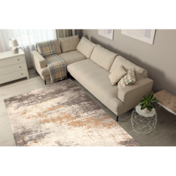 Dywan ABBY 486.28.LA110 wełniany OSTA - Vintage, nowoczesny beż / szary 80x160cm