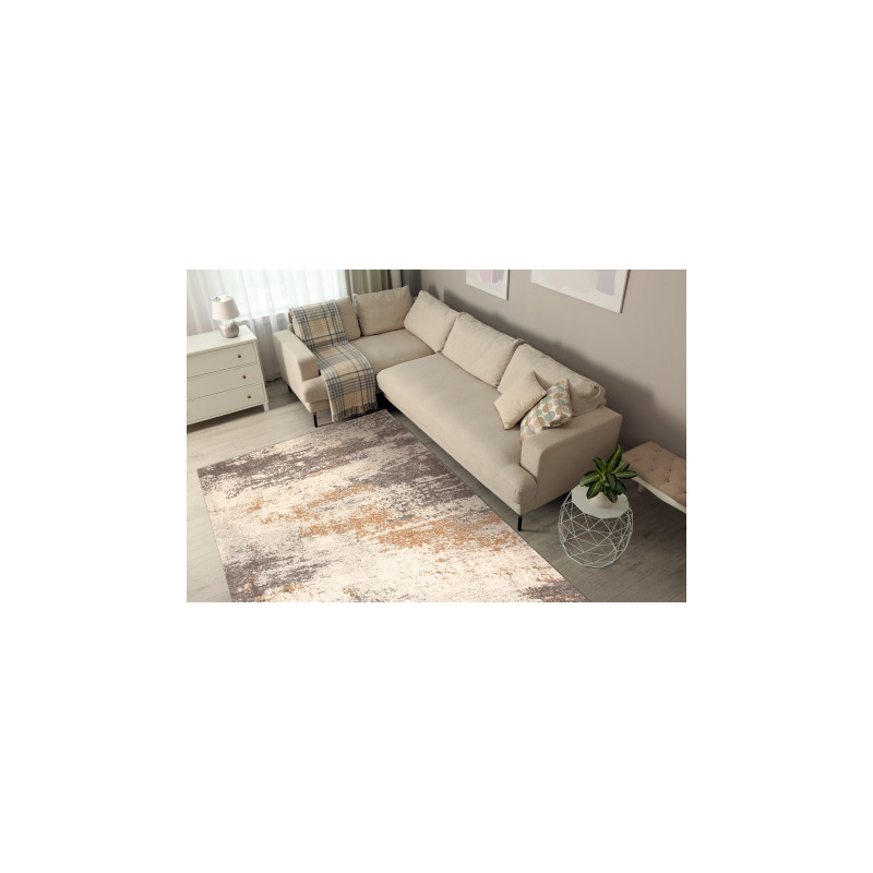 Dywan ABBY 486.28.LA110 wełniany OSTA - Vintage, nowoczesny beż / szary 120x170cm