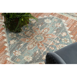 Dywan SOHO 477.10.LA000 wełniany OSTA - Ornament, rozeta naturalny terakota / zielony 200x300cm Dywan SOHO 477.10.LA000 wełniany OSTA - Ornament, rozeta naturalny terakota / zielony 200x300cm
