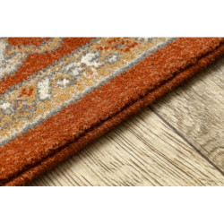 Dywan SOHO 477.01.LA301 wełniany OSTA - Ornament, ramka naturalny terakota / beż  200x300 cm