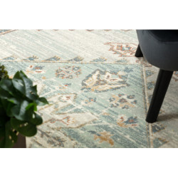 Dywan SOHO 477.10.LA100 wełniany OSTA - Ornament, rozeta naturalny beż / zielony 200x300cm Dywan SOHO 477.10.LA100 wełniany OSTA - Ornament, rozeta naturalny beż / zielony 200x300cm