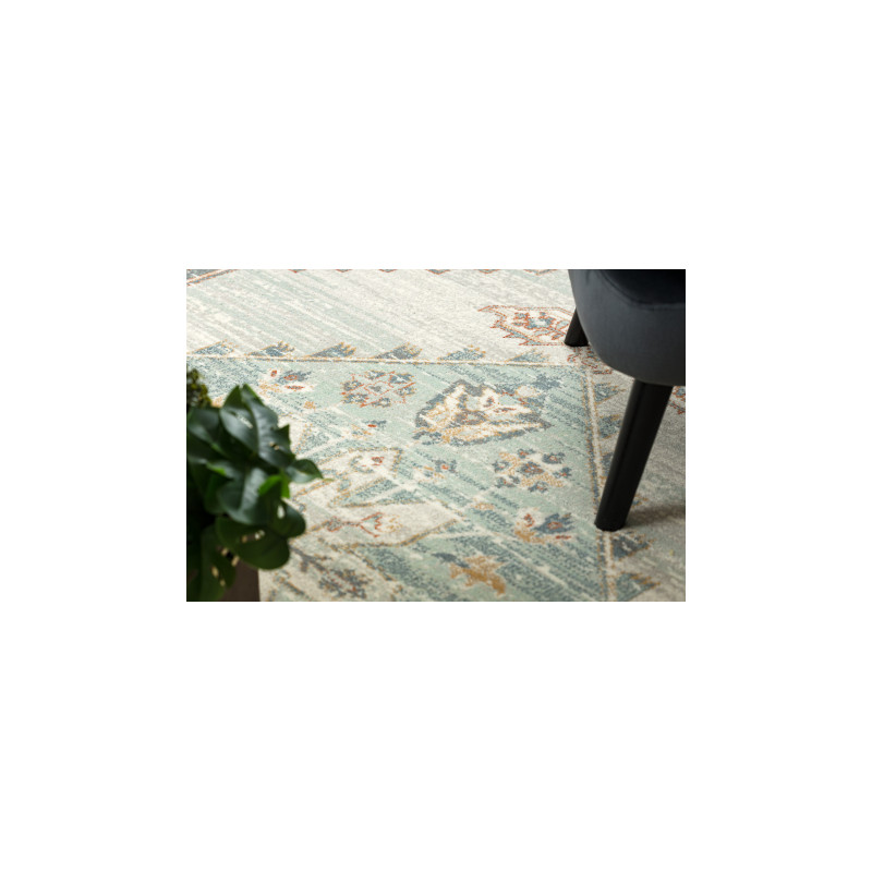 Dywan SOHO 477.10.LA100 wełniany OSTA - Ornament, rozeta naturalny beż / zielony 200x300cm Dywan SOHO 477.10.LA100 wełniany OSTA - Ornament, rozeta naturalny beż / zielony 200x300cm