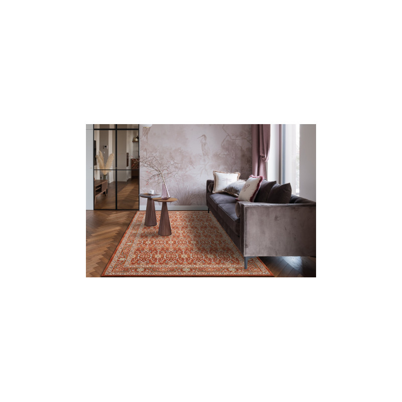 Dywan SOHO 477.08.LA300 wełniany OSTA - Ornament, ramka naturalny terakota / beż 200x300cm Dywan SOHO 477.08.LA300 wełniany OSTA - Ornament, ramka naturalny terakota / beż 200x300cm