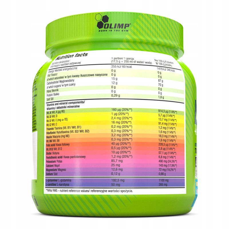 ISO PLUS OLIMP 700G IZOTONIK ELEKTROLITY WITAMINY IZO PLUS - ICE TEA
