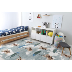 Dywan dziecięcy FD Sensi Teddies miętowy Dywan dziecięcy FD Sensi Teddies miętowy