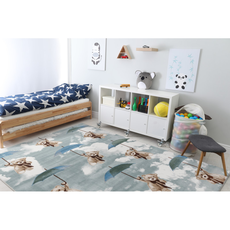 Dywan dziecięcy FD Sensi Teddies miętowy Dywan dziecięcy FD Sensi Teddies miętowy