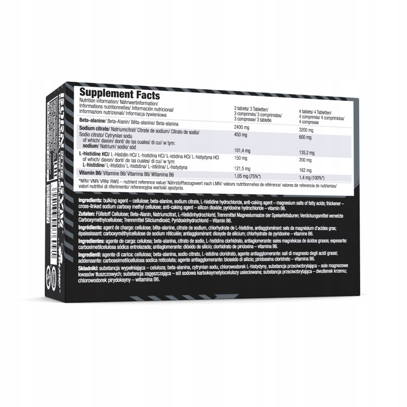 OLIMP BETA-ALANINE CARNO RUSH 80 tabl. WYTRZYMAŁOŚĆ BETA ALANINA
